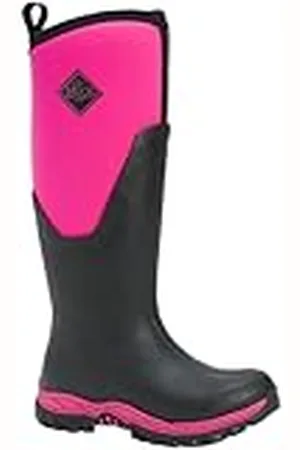 Muck Arctic Sport II Tall, Botas de Agua Mujer, Rosa (Black/Pink), 38 EU