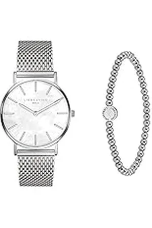 liebeskind LS-0092-MQB, Juego de reloj y pulsera de abalorios Mujer