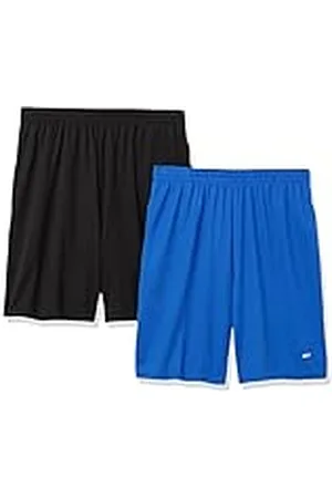 Amazon Pantalón Corto Holgado, técnico y de Estilo Deportivo (Disponible en Tallas Grandes y Largos Especiales) Hombre, Pack de 2, , XL