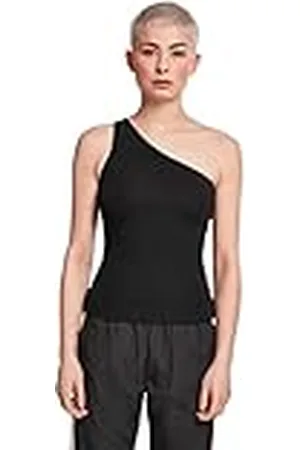 Urban classics Ladies Asymmetric Top, Camiseta Deportiva De Tirantes Mujer, , M