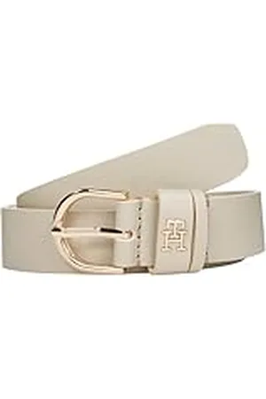 Tommy Hilfiger Cinturón Mujer Essential Effortless 2,5 cm Cinturón de piel, , 70 cm