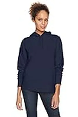 Amazon Sudadera con Capucha y Corte Regular de Felpa Francesa (Disponible En Tallas Grandes) Mujer, , L