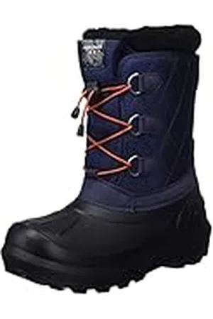 Viking Is​t​i​n​d​, Botas de Nieve, Unisex niños, Navy/Red, 29 EU