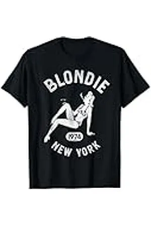 Blond Amsterdam 1974 New York Pin Up Girl Vintage Band Camiseta