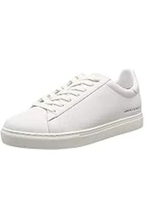 Armani Exchange Lace Up Sneaker, Zapatillas Hombre, Blanco (White 00001), 44 EU