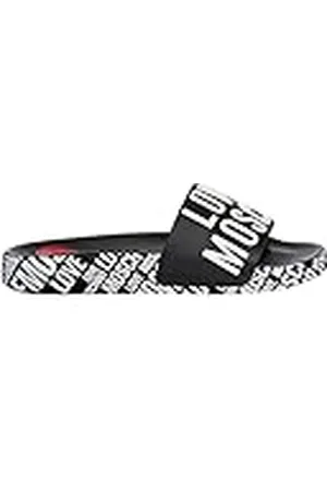 Moschino JA28112G1GI17, MULE Mujer, Negro, 35 EU