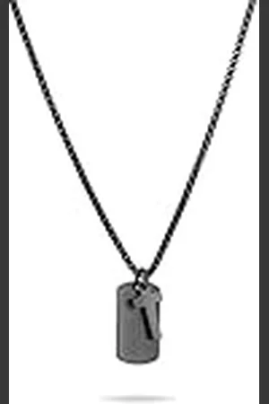 Fynch-Hatton Collar con colgante de cruz, 60, Acero inoxidable, No es una piedra preciosa