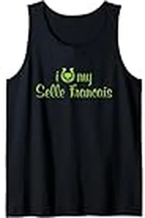 Hip Entrenador de espectáculos ecuestres «I Love My Selle Francais» Camiseta sin Mangas