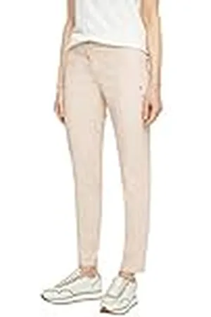 Comma, 2064905 Pantalones, Beige , 40 para Mujer