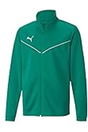PUMA TeamRISE Training Poly Jacket Chaqueta de entrenamiento, Unisex niños, Pepper Green/ White, 176