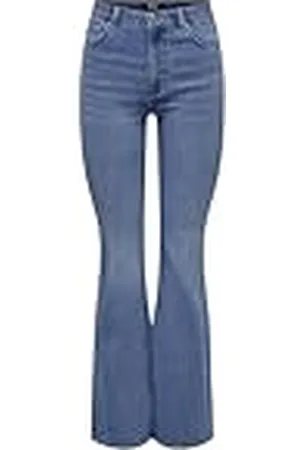 ONLY Onlhenni Life HW Retro Flared Dnm Jeans, , XSW x 32L para Mujer