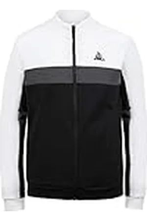 Le Coq Sportif Tech FZ Sweat N°1 Sudadera, Niños, Enfant Black/New Optical White, 10A
