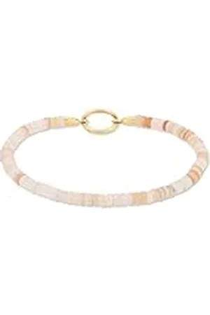 Tamaris Pulsera TJ-0634-B-18 de acero inoxidable IP oro, 18,5 cm, Acero inoxidable, Piedras de concha