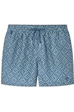 Springfield SPRINGFILED Bañador Estampado Mosaico, Bañador para Hombre Hombre, Blue, L