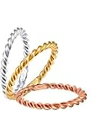 Elli Anillo de plata 925 tricolor - 0603210615
