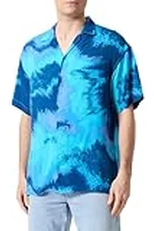 JACK & JONES Jcojeff AOP Resort Shirt SS Relax Camisa de Manga Corta, , S para Hombre