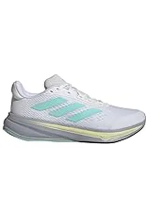 adidas Response Super M Running Shoes, Zapatillas para Correr Hombre, Cloud White/Flash Aqua/halo Silver, 42 2/3 EU