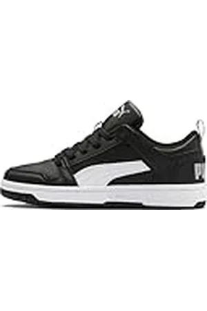 PUMA Rebound Layup Lo SL V PS, Zapatillas Niños, Negro Black White-High Rise 02, 33 EU