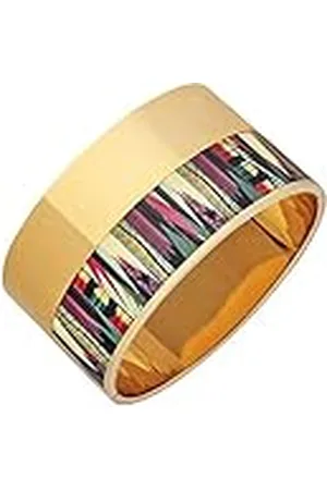 Christian Lacroix XF11002LD-M - Pulsera de latón bañado en Oro y Brillante para Mujer, Talla Mediana