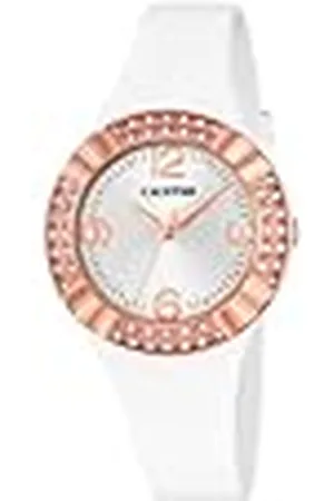 Calypso Reloj de Cuarzo para Mujer con Esfera analógica Blanca y Correa de plástico Blanco K5659/1, , Correa