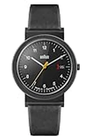 von Braun Gents AW 10 EVOB Classic Watch with Black Dial and Black Leather Strap