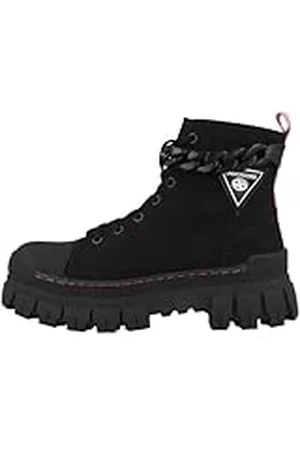 Dockers 51ev203, Botas Cortas al Tobillo Mujer, Negro, Rosa, 38 EU