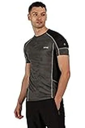 Regatta Camito - Camiseta para Deportes Activos, De Secado Rápido Y Manga Corta T-Shirts/Polos/Vests, Hombre, , L