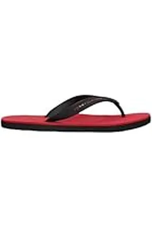 Tommy Hilfiger Chanclas Hombre Rubber Beach Sandal Zapatillas de dedo, Schwarz , 40