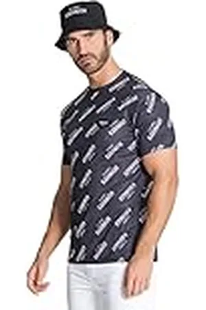 Gianni Kavanagh Signs Print Tee, T Shirt Hombre, Negro , M