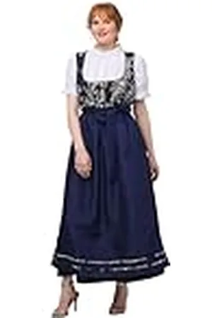 Ulla Popken Dirndl Tessa Flores Top Vestido, , 52 para Mujer