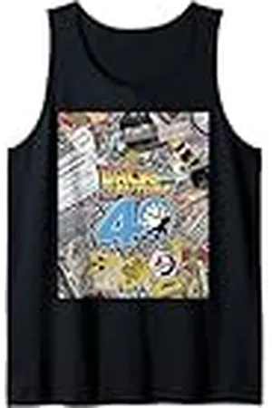 Back To The Future 40th Anniversary Sticker Collage Camiseta sin Mangas