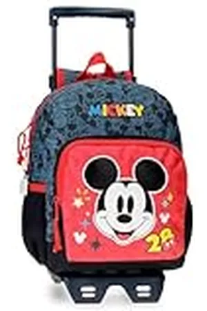 Disney Mickey Get Moving Mochila Preescolar con Carro 23x28x10 cms Poliéster 6,44L