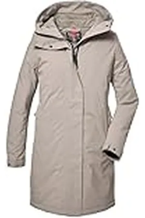 G.I.G.A. DX by killtec Mujer Parka funcional/parka con capucha GW 73 WMN PRK, hellsand, 36, 42931-000