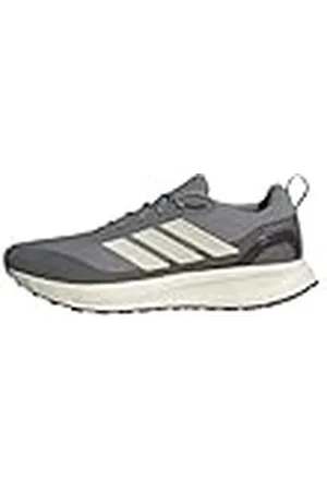 adidas RUNFALCON 5 TR Running Shoes, Zapatillas para Correr Hombre, Grey Three/Chalk White/Grey Four, 39 1/3 EU
