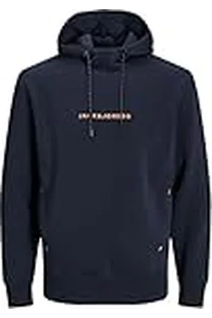 JACK & JONES Jjtree Sudadera con Capucha, Blazer Azul Marino, XS para Hombre