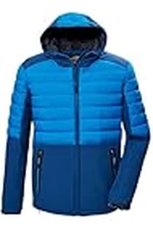 Killtec Hombre Chaqueta acolchada/chaqueta funcional con capucha KOW 3 MN JCKT, dunkelblau, XXL, 41831-000