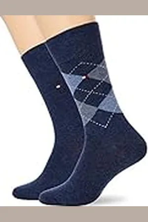 Tommy Hilfiger Classic Calcetines, 03, 43-46 (Pack de 2) para Hombre