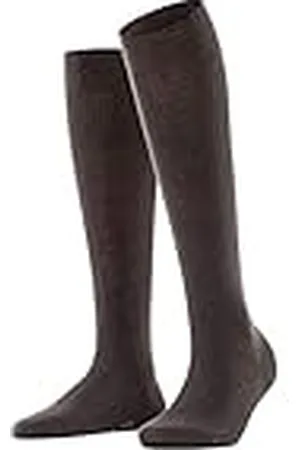 Falke Softmerino W Kh lana algodón lisos 1 par, Calcetines largos Mujer, , 37-38
