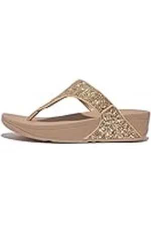 FitFlop Lulu Glitter Toe-Thongs, Sandalia Mujer, , 39 EU