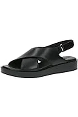 Caprice 9-9-28205-20, Sandalias planas Mujer, (Schwarz), 37 EU
