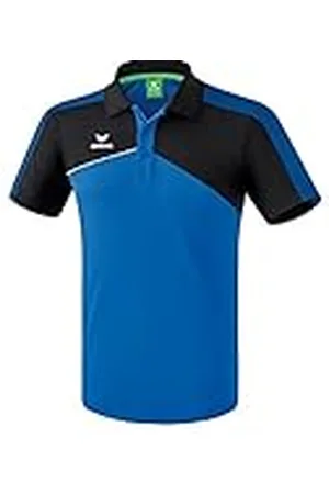 Erima Premium One 2.0 Polo, Hombre, Azul (New Royal) / Negro/Blanco, S