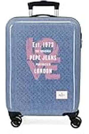 Pepe Jeans Noni Maleta de Cabina Multicolor 38x55x20 cms Rígida ABS Cierre TSA 34L 2 kgs 4 Ruedas Dobles Equipaje Mano by Joumma Bags