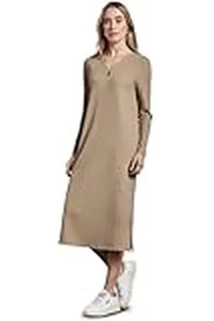 Street one A144317 Vestido Acanalado, Honey Sand Mel, 44 Mujeres