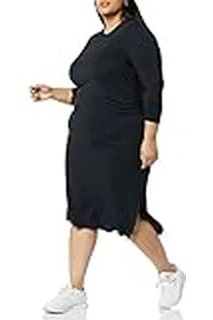 Amazon Vestido fruncido de punto (disponible en tallas grandes) Mujer, , XS