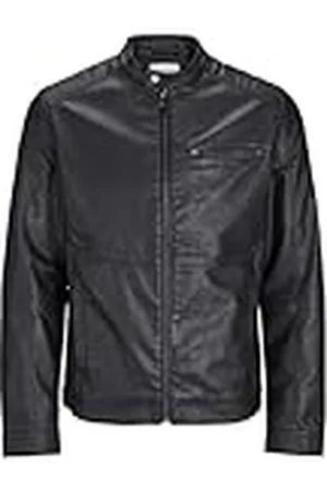 JACK & JONES Synthetic Leather Jacket Synthetic Leather Jacket L L