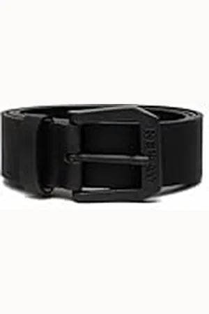 Replay Cinturón de piel para hombre, negro (Black 098), 95 cm