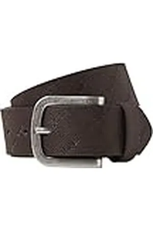 JACK & JONES Jacharry Embossed Belt Noos Cinturón, Color marrón, 105 cm para Hombre