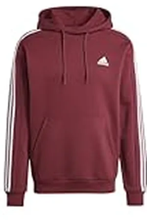 adidas Hombre Essentials Fleece 3-Stripes Hoodie, , S