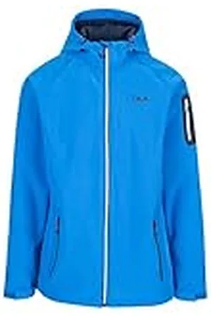 Trespass Chaqueta delgada impermeable con capucha ajustable para hombre (paquete de 1)
