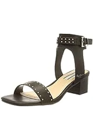 Pepe Jeans Romy Metal, Sandalia con talón Mujer, Negro (999Negro), 36 EU
